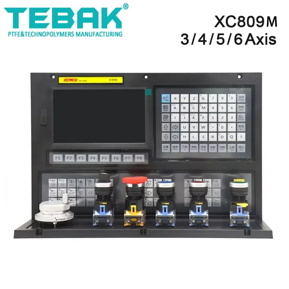 XCMCU Stand Alone XC809M 1~6 Axis USB Controller Support FANUC G-code For Offline Milling Boring Tapping Drilling Feeding