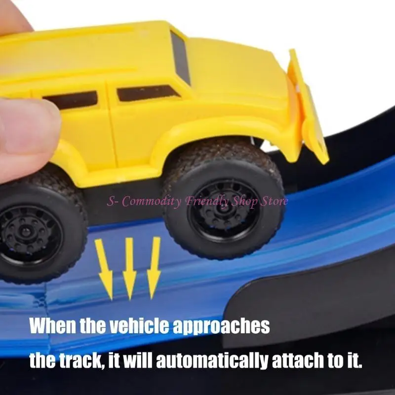 

85AE Магнитный автомобильный гусеничный автомобиль для скалолазания, игрушка для детей, настенный, потолочный игровой набор, не