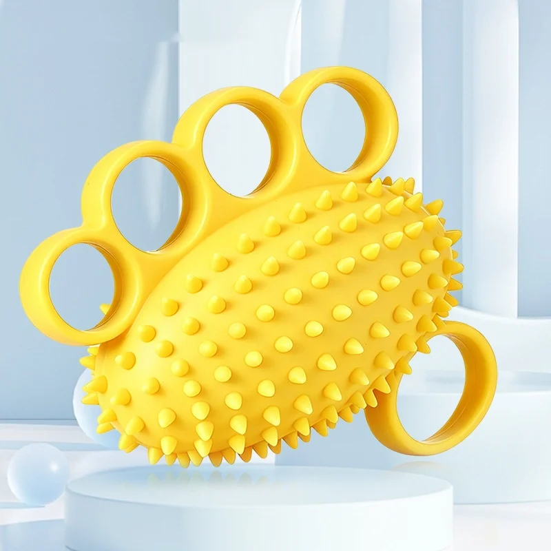 2/1 Piece Set Hedgehog Ball Grip Strengthener Stress Relief Training Hand Strength Ball Hand Finger Elastic Ball Pressure Relief Grip Ball Halloween, Christmas Gift