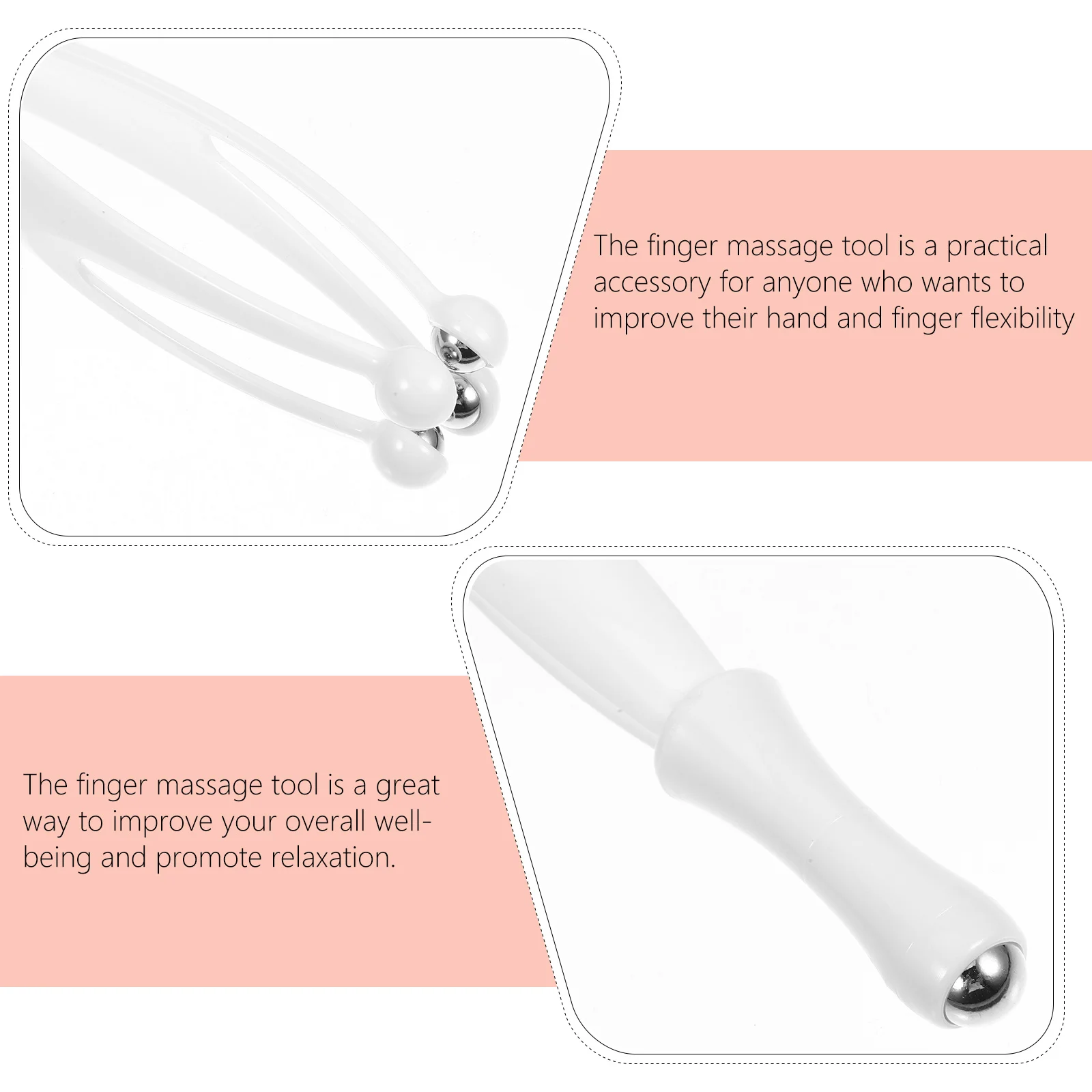 

TOVINANNA Finger Roller Portable Hand Massage Tool for Flexibility Relaxation Relief Use at Home Office School