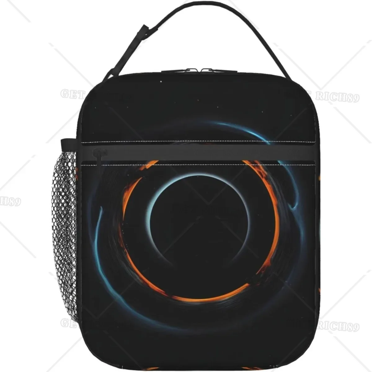 

Mysterious Cosmic Black Holes Lunch Bag for Travel Work Picnic Cooler Tote Box for Women Men Reusable Insulated Lunch Tote Bag