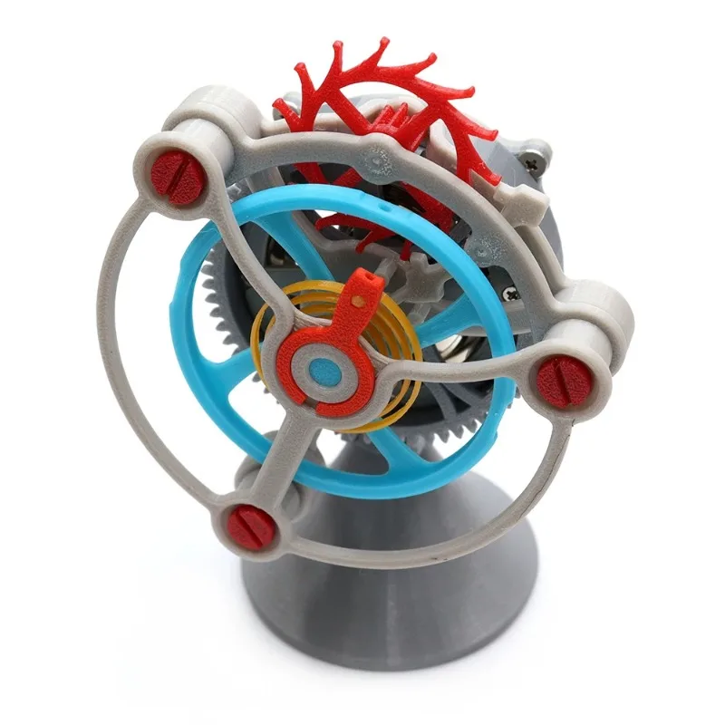 3D Printing Tourbillon Model, Mechanical Structure Imitation Toy for DIY Handicrafts & Clock Making