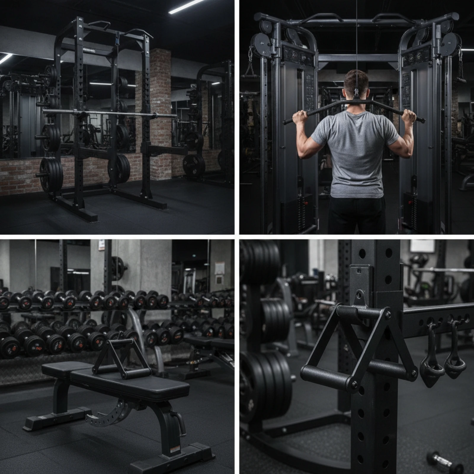 V-Shaped Handle with Rotating Hanger Matte Black Double D Handle V-Bar Long-Lasting Fitness Equipment Compact for Athletes