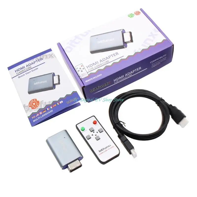 

E74D HDMI-совместимый адаптер линейного удвоителя GC2HDMI с цифрового на HDMI-совместимый для Nint