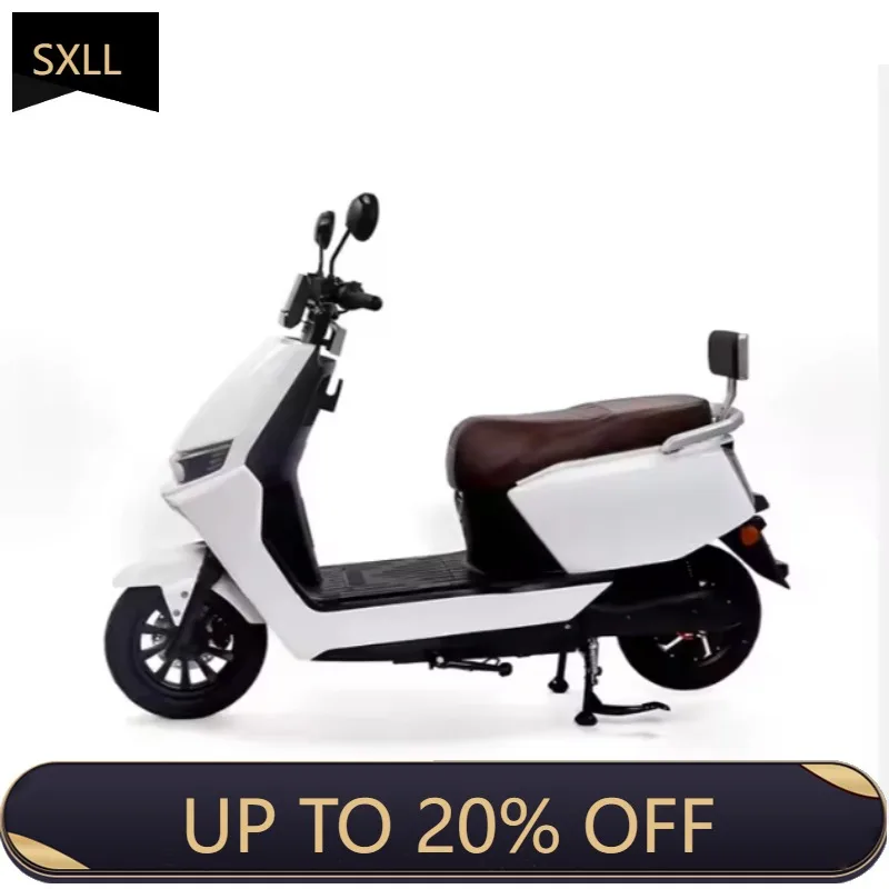 

SXLL 60v 1500W Electric Moped Scooter Street Legal 2-Wheel Vehicle for Adults 200kg Payload Capacity with 60km Charge for Street