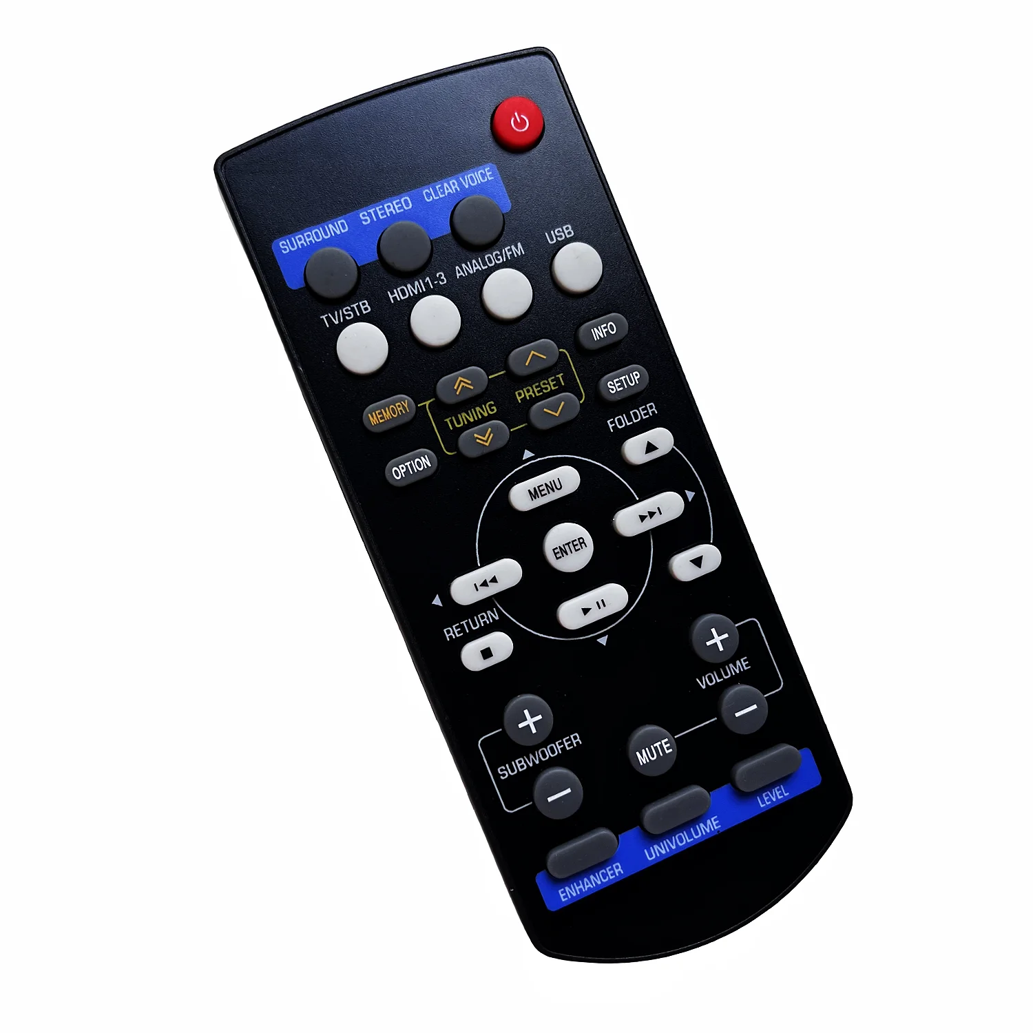 New Remote Control Fit for Yamaha Soundbar SR-301 NS-BR301 NSBR301 YHTS401YHTS401BL FSR50-WY57780 FSR50WY57780