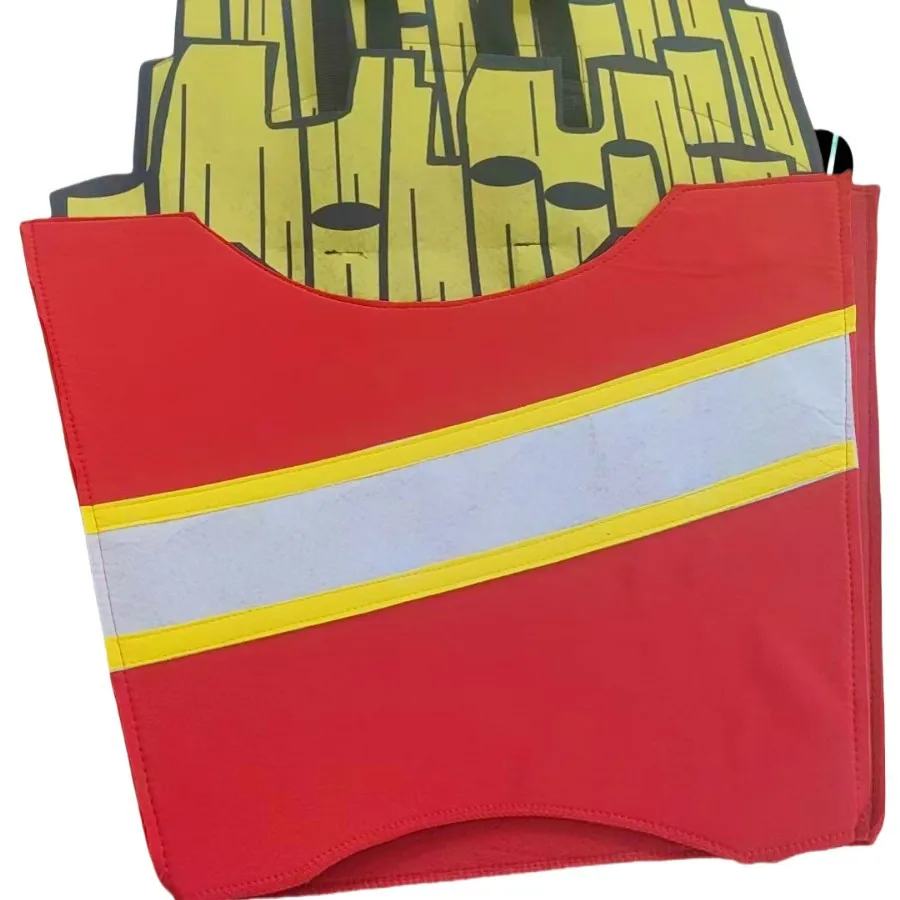 

Костюм для косплея French Fry, забавный наряд с едой для карнавальных представлений, костюм для косплея и наряды, декоративные аксессуары