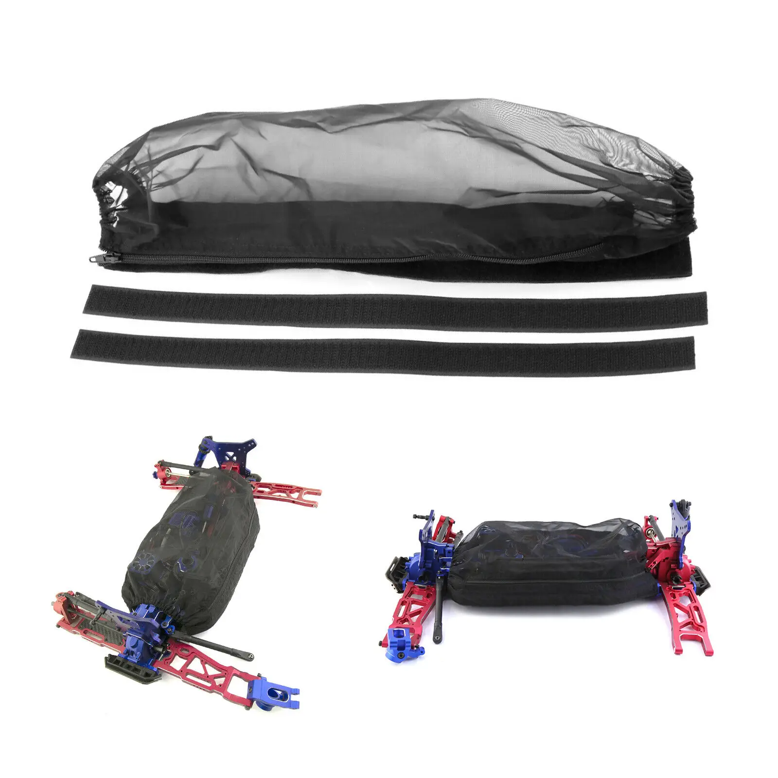 Nylon Dust Water Proof Cover Protection Chassis Guard Dirt Dust Cover With Zip For TRAXXAS 1/8 4WD SLEDGE Dust Cover