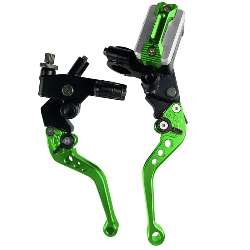 CNC زوج واحد 7/8 "22 مللي متر العالمي للدراجات النارية الفرامل أسطوانة رئيسية رافعة كابل مخلب خزان ل سكوتر الرياضة الترابية دراجة