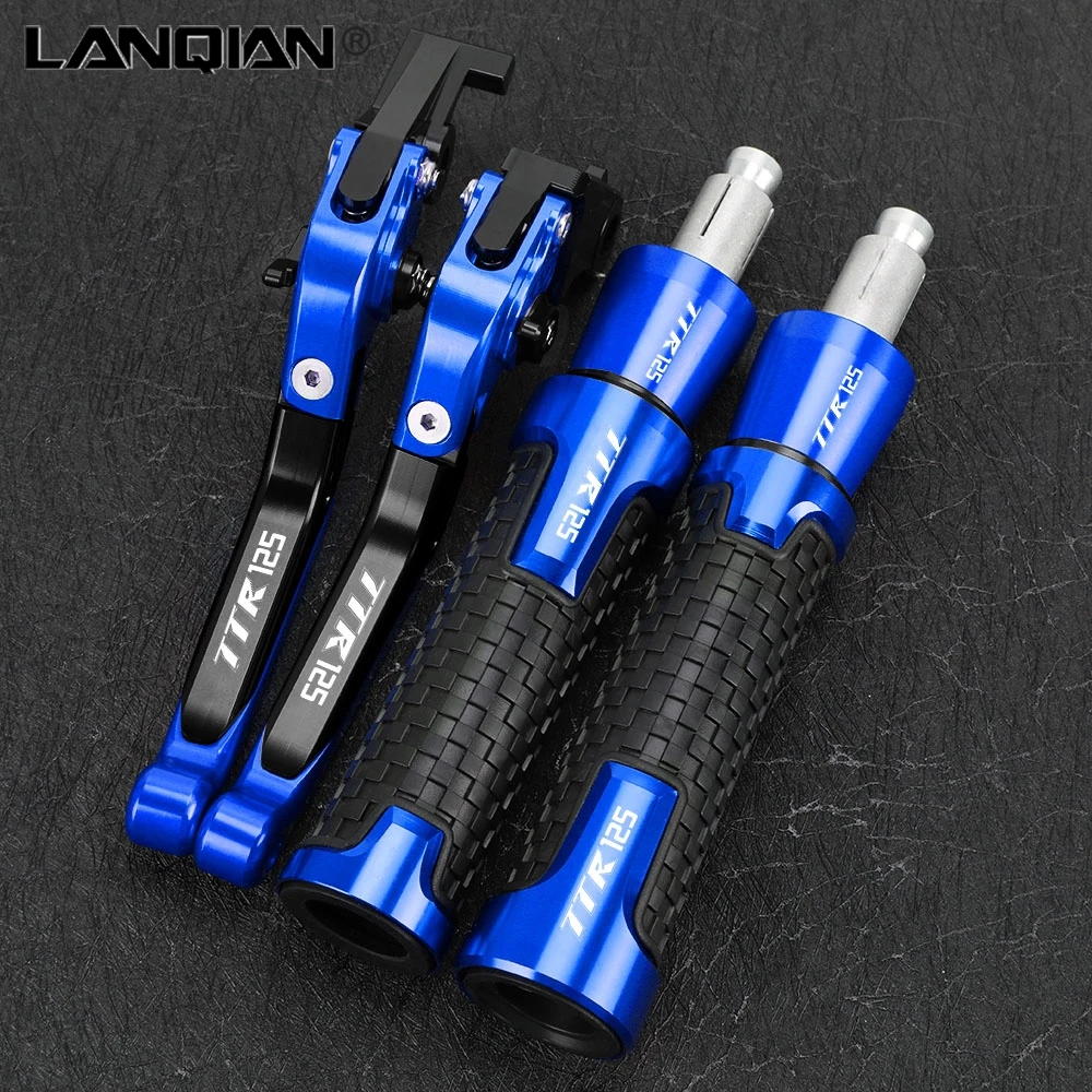 

Brake Clutch Levers 22MM 24MM Handlebar Knobs Handle Grips Ends For YAMAHA TTR125 TT R125 TT-R125 TTR 125 1993-2008 Accessories