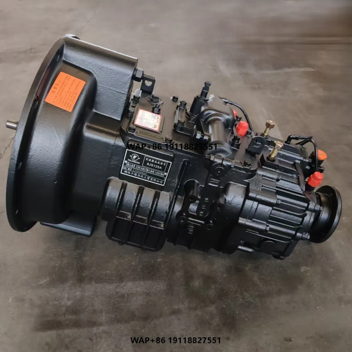 

New 8JS125A Truck Transmission Gearbox Assembly for Etc. Model Howo A7