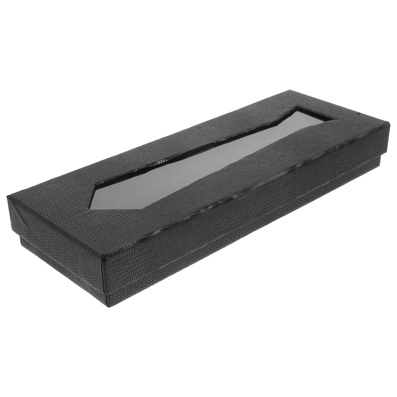 

Black Snake Tie Box For Men Multifunctional Tie Storage Organizer Travel Case Gift Packaging Container