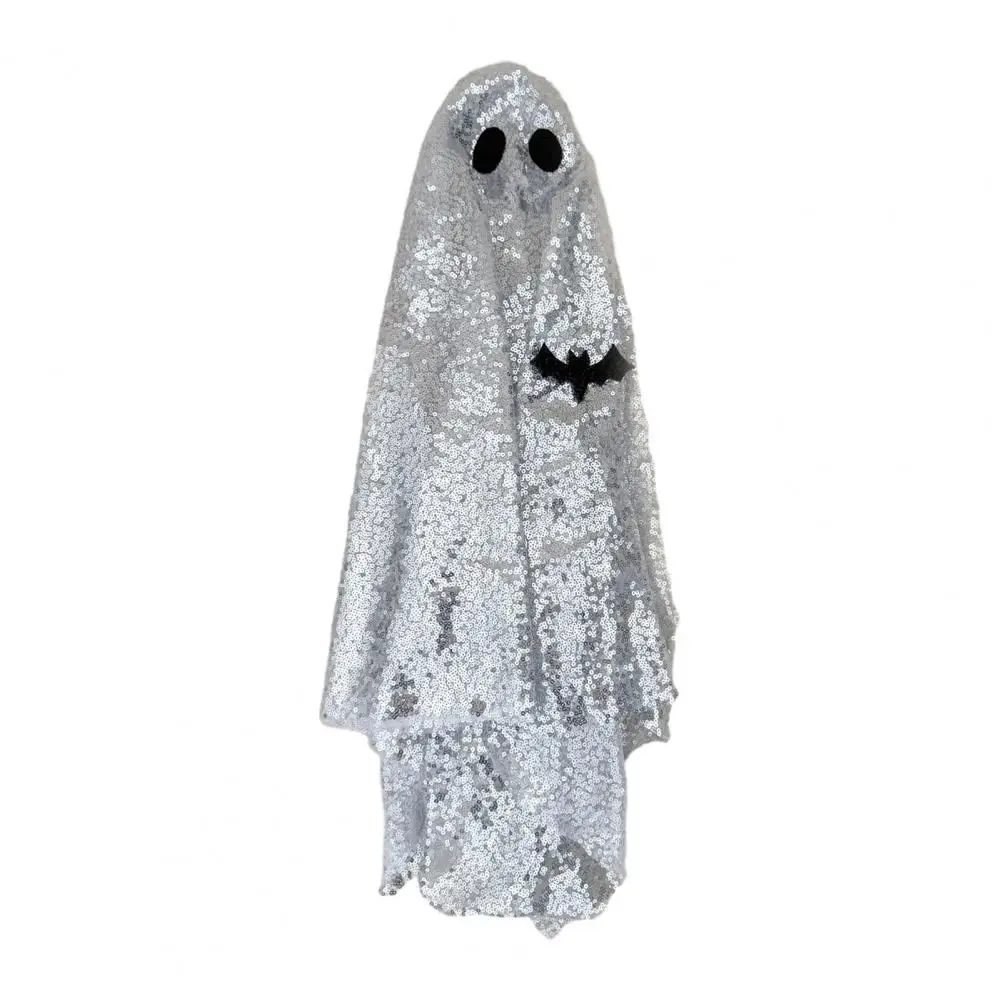 Spooky Goose Statue Outfit Halloween Ghost Goose Costume Spooky Porch Outfit for Lawn Decor Funny Outdoor Garden for Porch