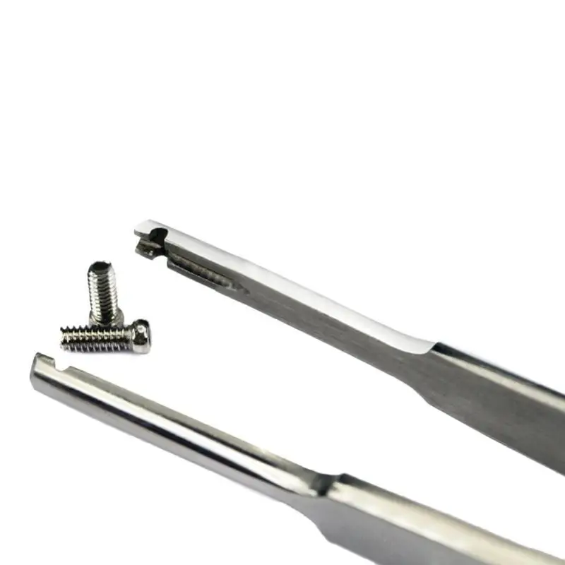 2pcs/Set Eyeglass Repair Tool Optical Screw Tweezer Glasses Screw Tweezer L4MF