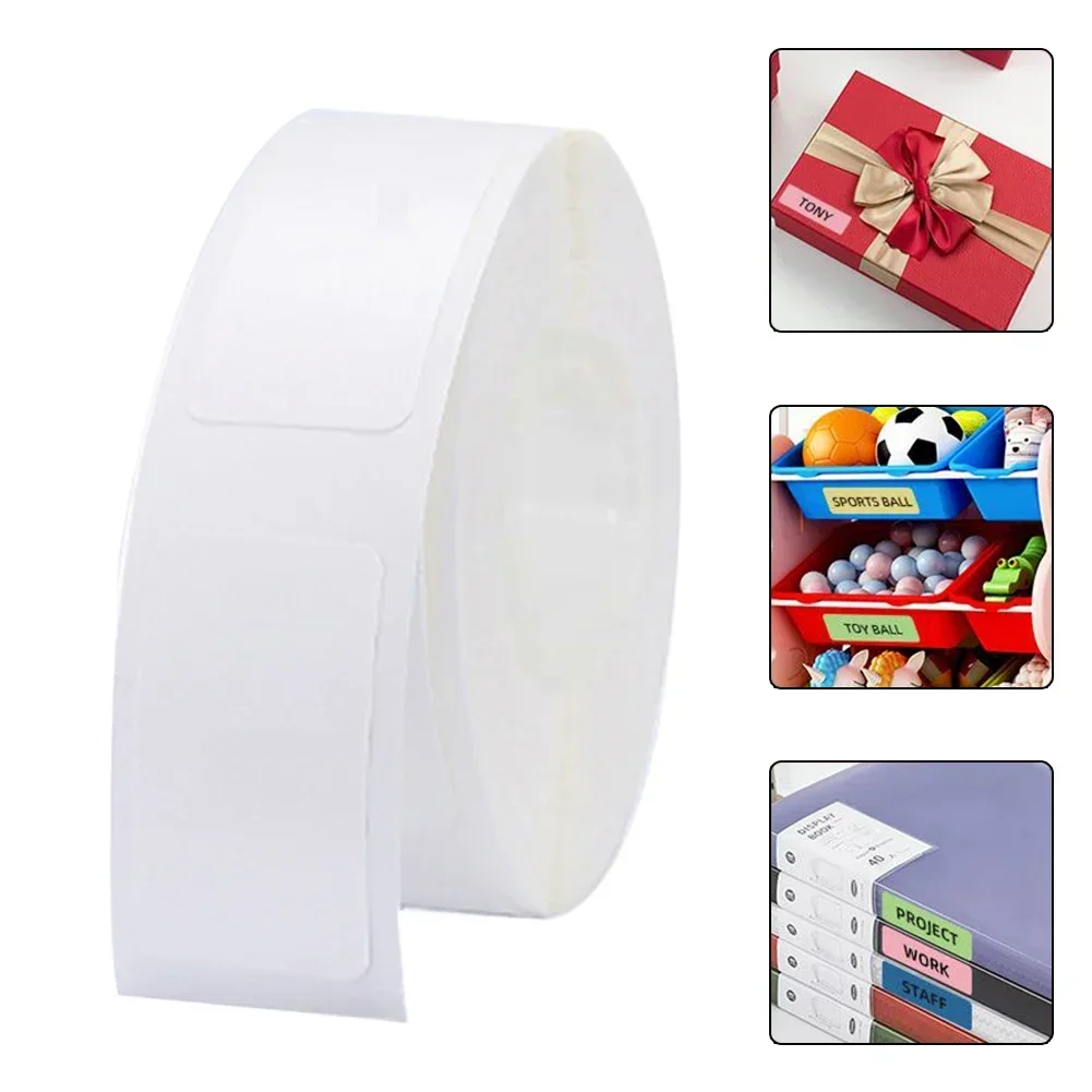 Thermal Labels Printer 12×22mm/12×40mm/15×50mm White Sticker Paper With Self-Adhesive For D11/D110 Label Maker