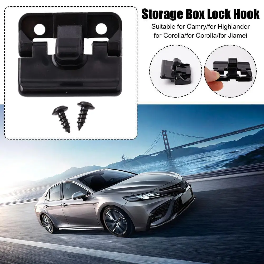 Center Console Armrest Cover Lock Latch Lid for Toyota CAMRY HIGHLANDER RAV4 COROLLA Auris Caldina Hilux Windom C0G7
