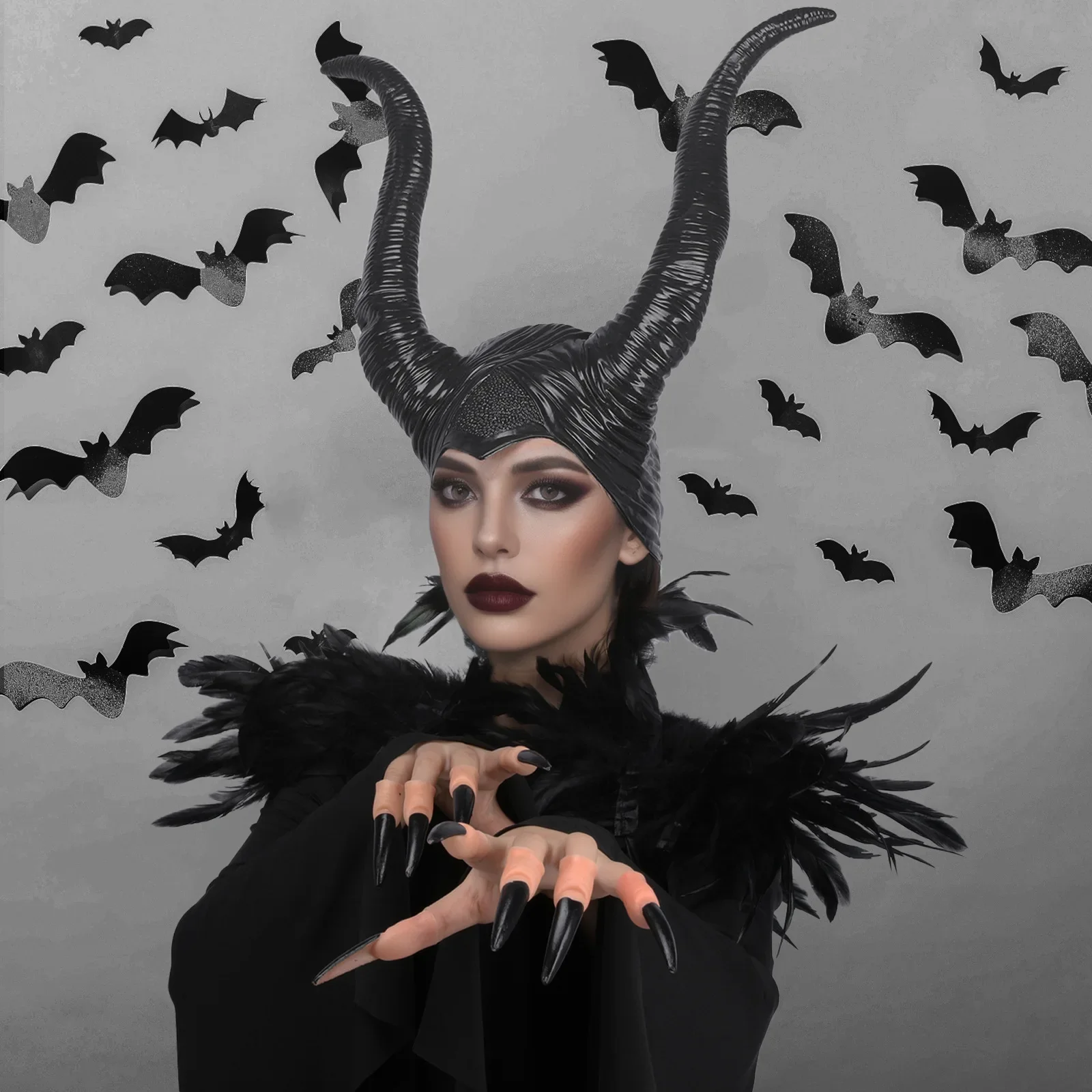 Sleeping Beauty Wicked Witch Headset - The Perfect Choice for Halloween Costumes and Role-playing Accessories