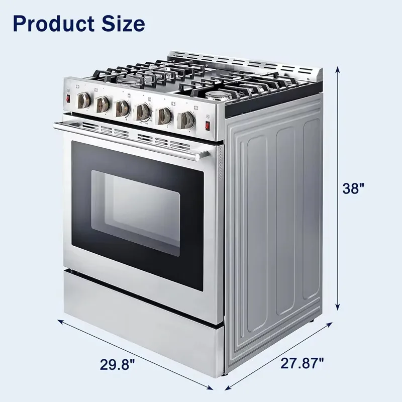 Home Appliance 60cm Multi-Function With Digital Control Built In Electric Oven