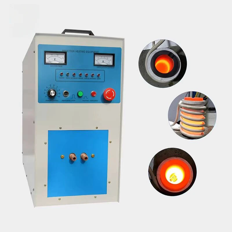 Frequency 30KW Portable Copper Silver Gold Induction Melting Machine-Competitive Price Energy-Saving & High Efficiency