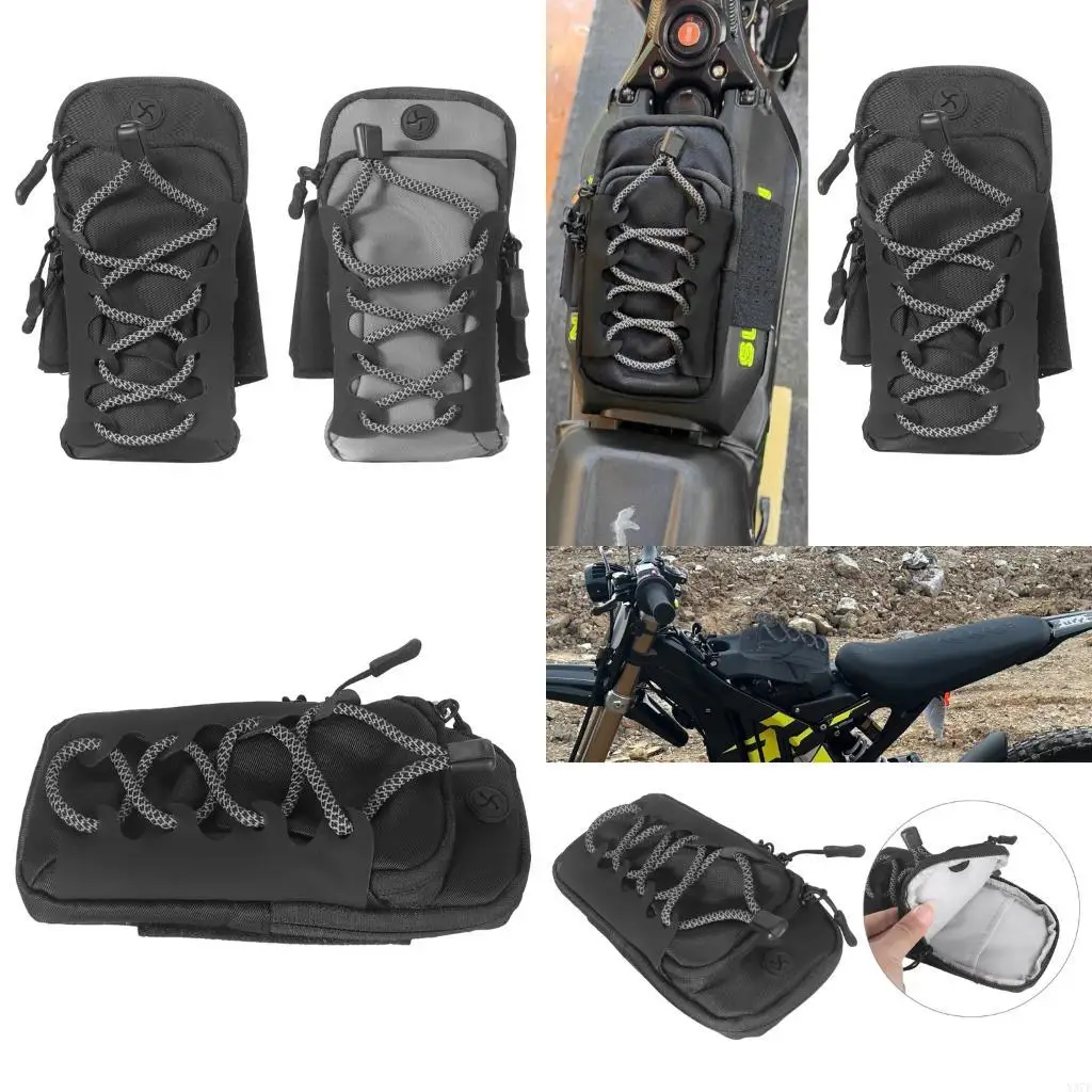 

Нейлоновый держатель для сумки для хранения аккумулятора для мотоцикла Ebike со светоотражающими полосками и просторными для