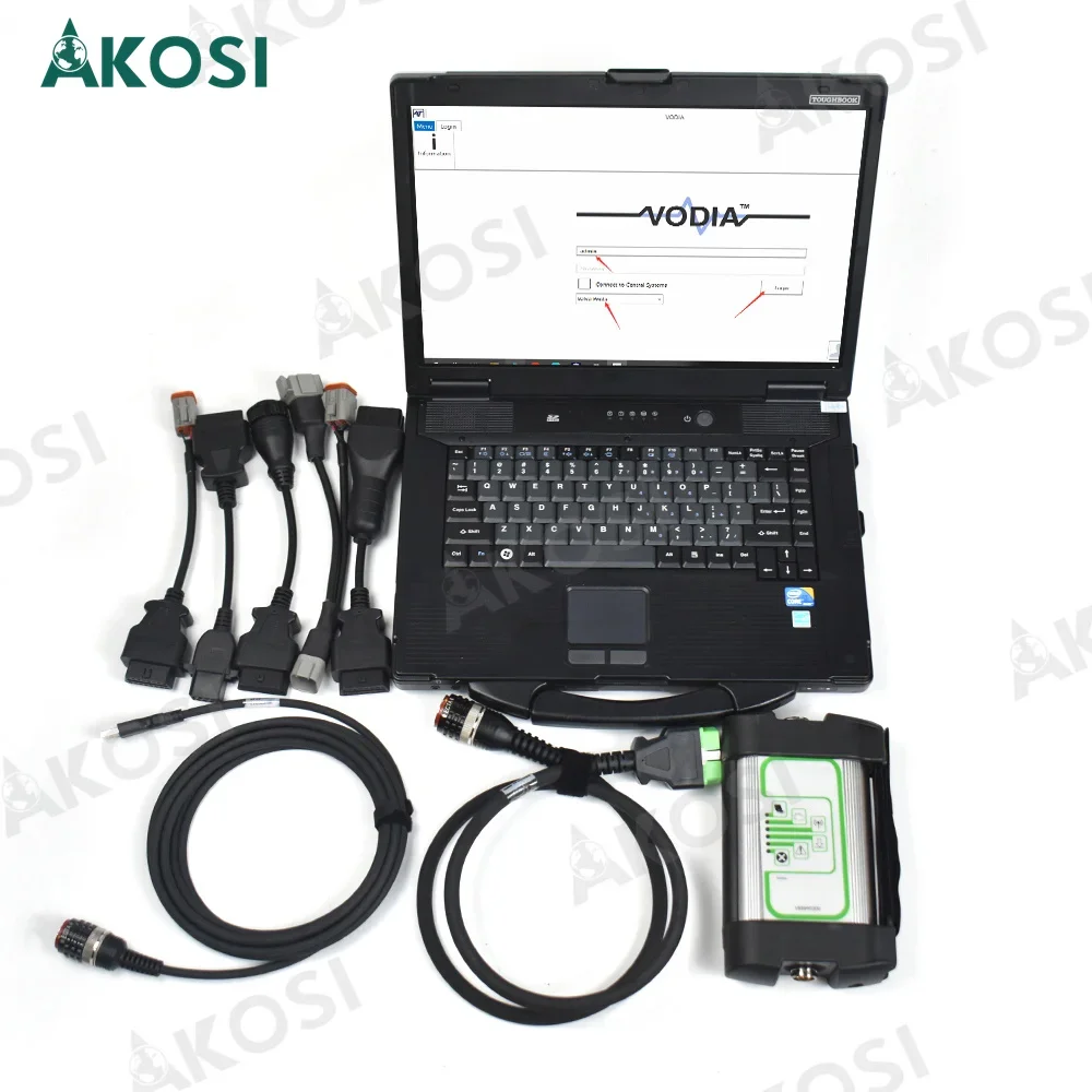 

2024 for penta Vodia5 diagnostic scanner tool Industrial marine diesel engines Vocom 88890300 Vodia diagnosis tool+T420 laptop