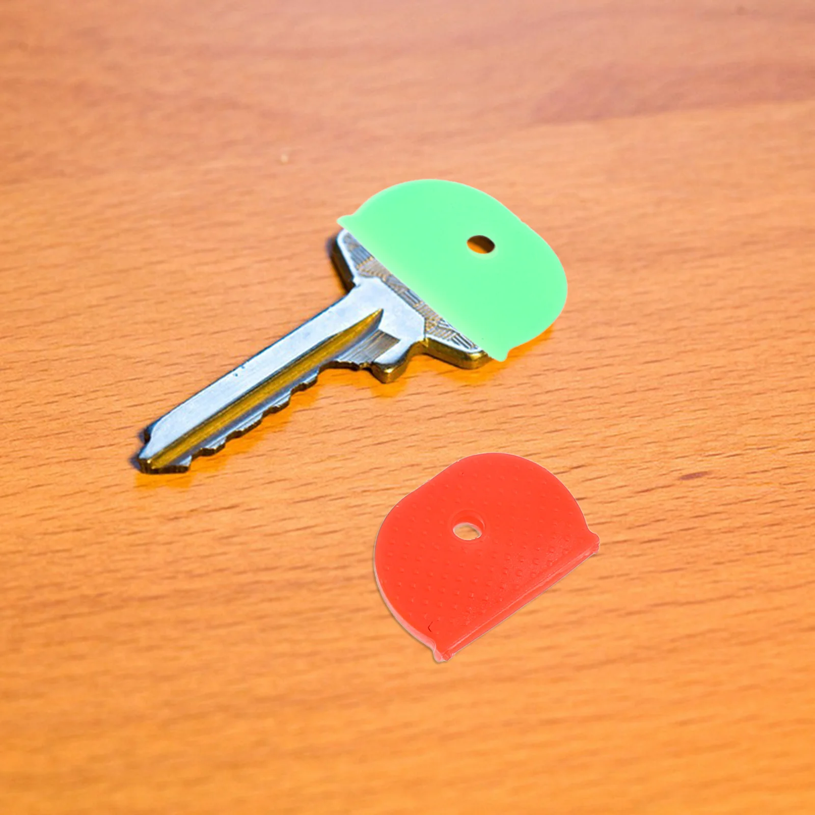 

64pcs Silicone Caps Multi Colors Elastic Covers For Keys Organizers Reusable Key Identifier Tags Key Sleeves