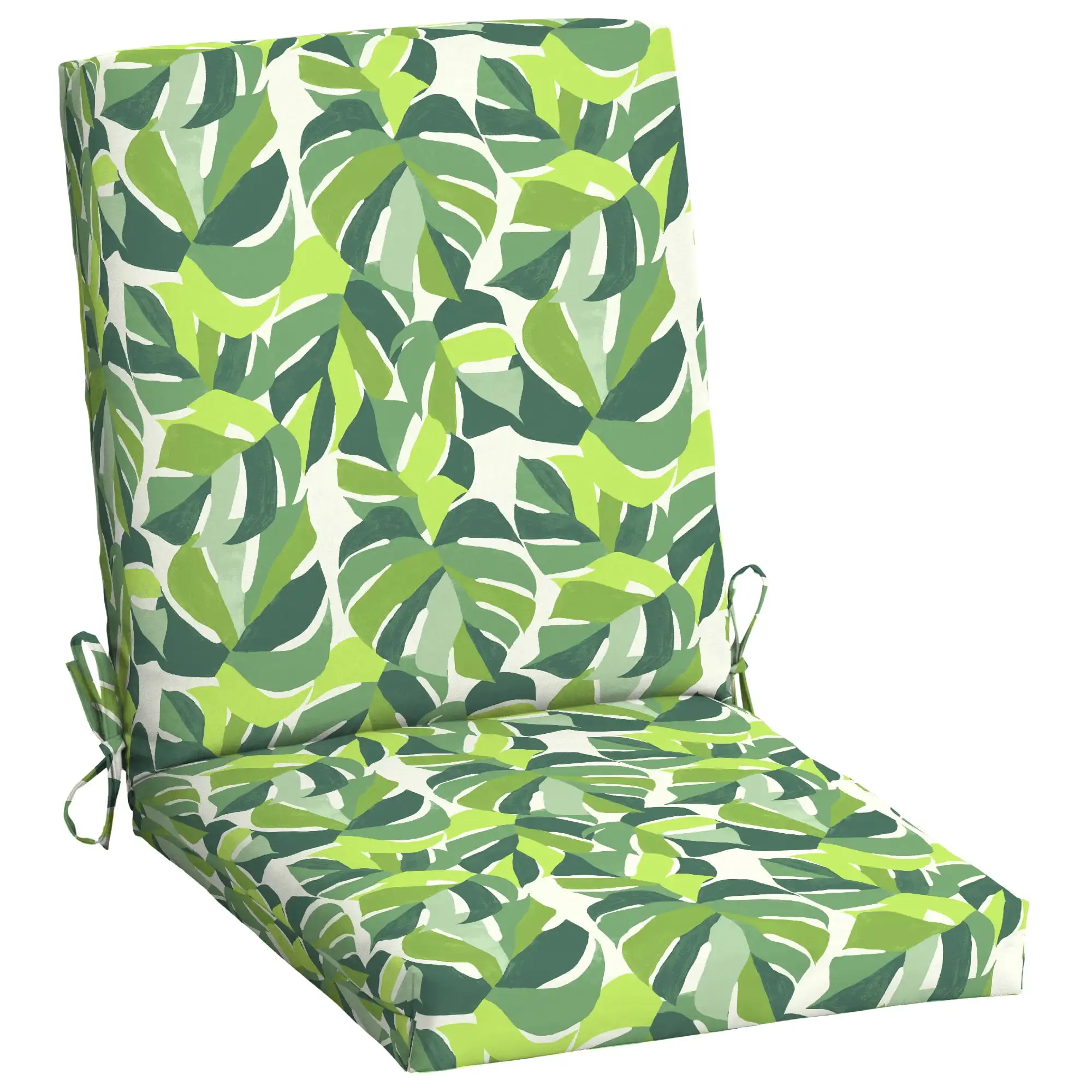 

37" L x 19.5" W Green 1 Piece Rectangle Outdoor Chair Cushion