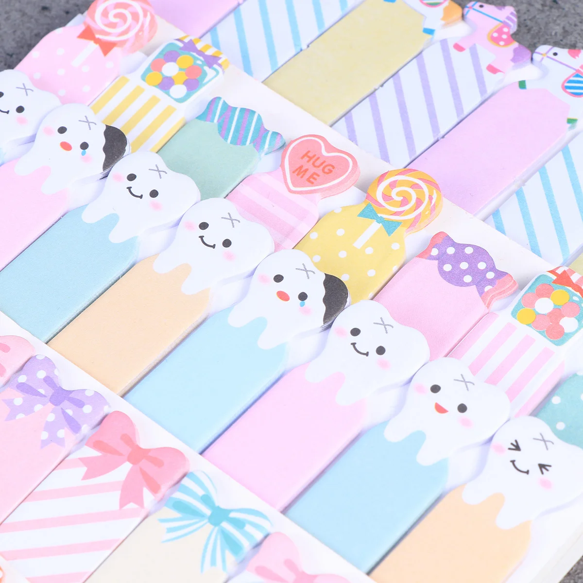 กระดาษโน้ตติดเองลายการ์ตูนสัตว์น่ารัก 10 ชิ้น สำหรับเตือนความจำ วางแผนการเขียน กำหนดเวลา จดบันทึก อุปกรณ์การเรียน