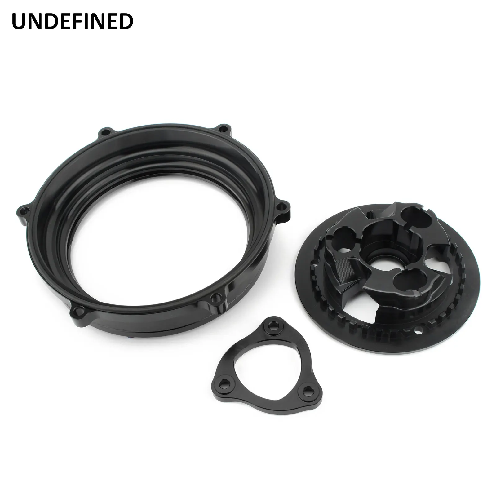 Black Clutch Cover Engine Racing Spring Protector Guard Pressure Plate Kit For Ducati Panigale V4 V4S Speciale Corse 18-2023