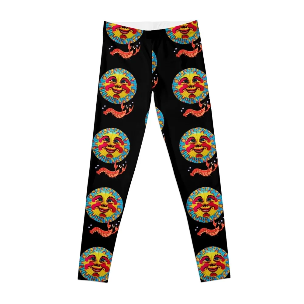 

Kraftskiva Swedish Crayfish Festival Boil Man on The Moon Leggings Sweatpants Legging sexy woman Womens Leggings