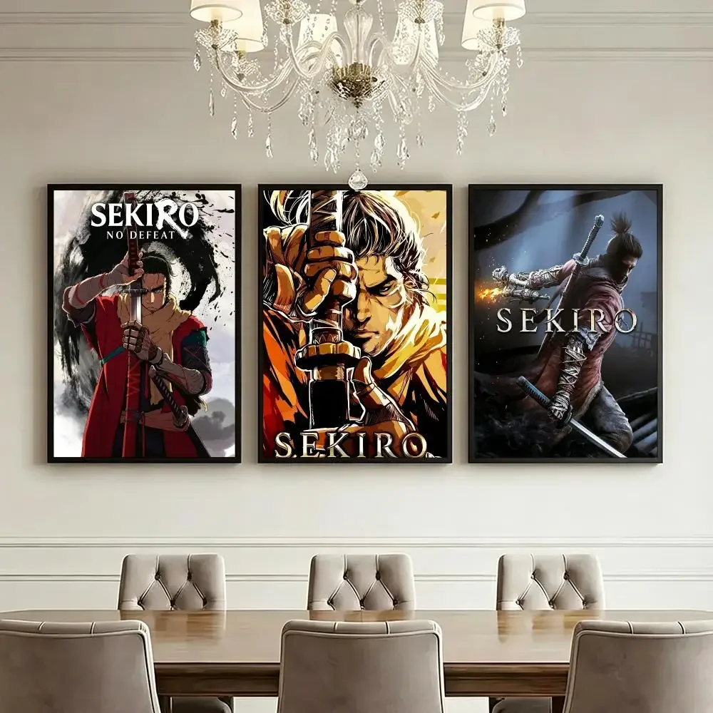 game Sekiro Shadows Die Twice Poster HD Poster High End Luxury Home Decoration Suitable for Living Room Bedroom Corridor
