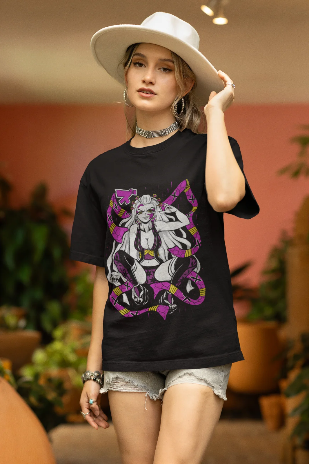 Daki Shirt Upper Moon 6 Tshirt Demon Slayer T-Shirt Tanjiro Muzan Anime KNY Doma