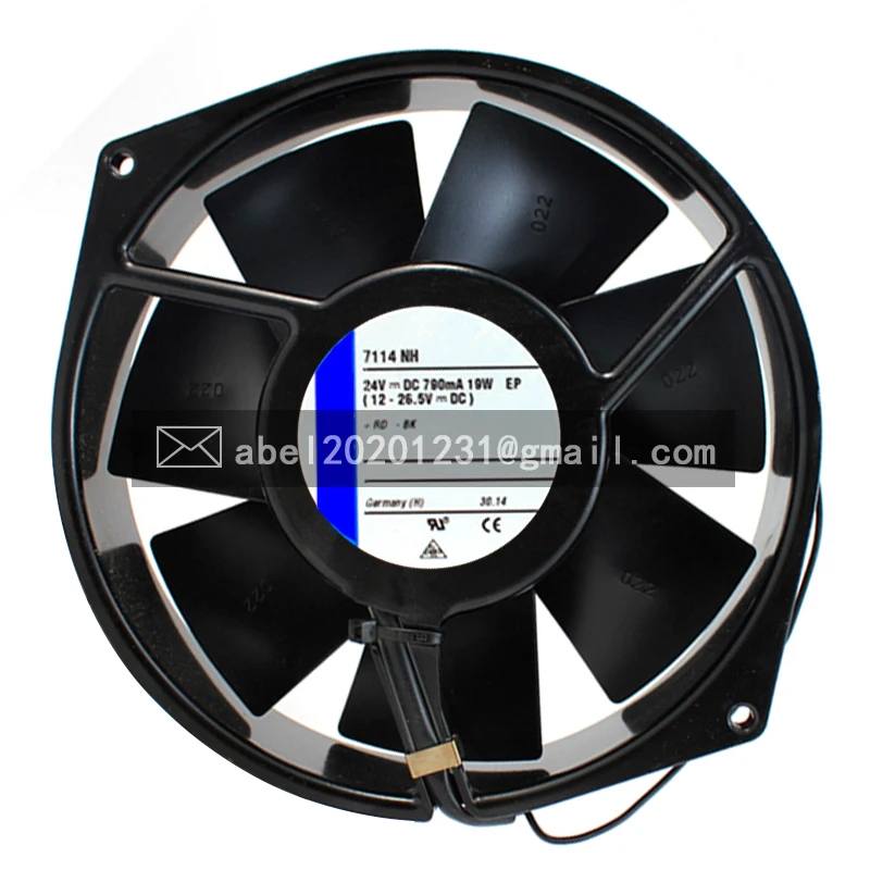 

BRAND NEW TYP 7114NH 19W DC 24V ORIGINAL COOLING FAN COOLER 15038 150*38MM