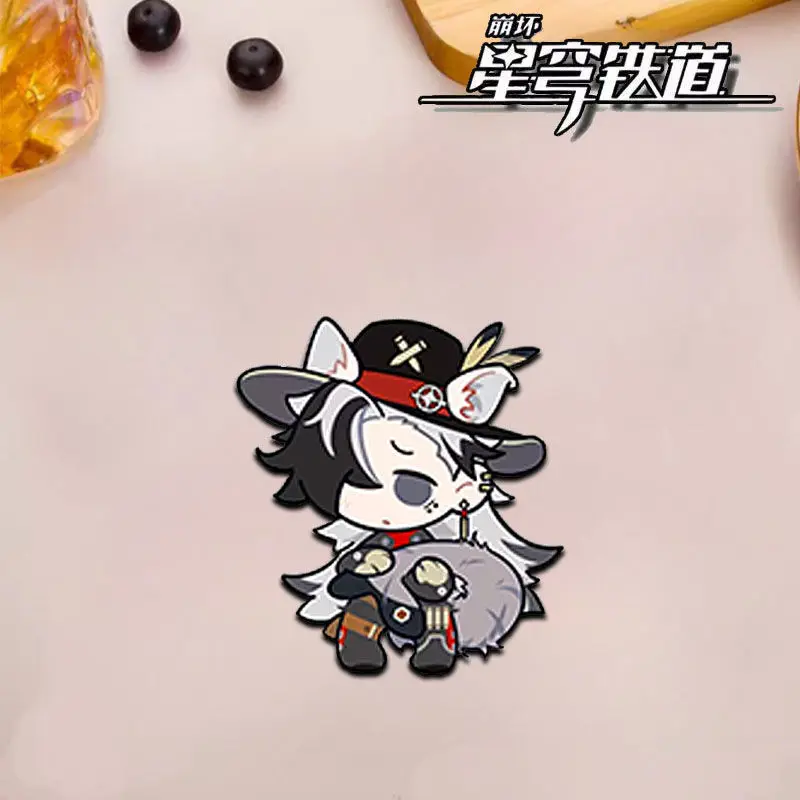 5PC Badges Pins Honkai: Star Rail Boothill Women Brooch Fashion Creative Cute Cosplay Figure Brooches For Bag Accessorie Gifts