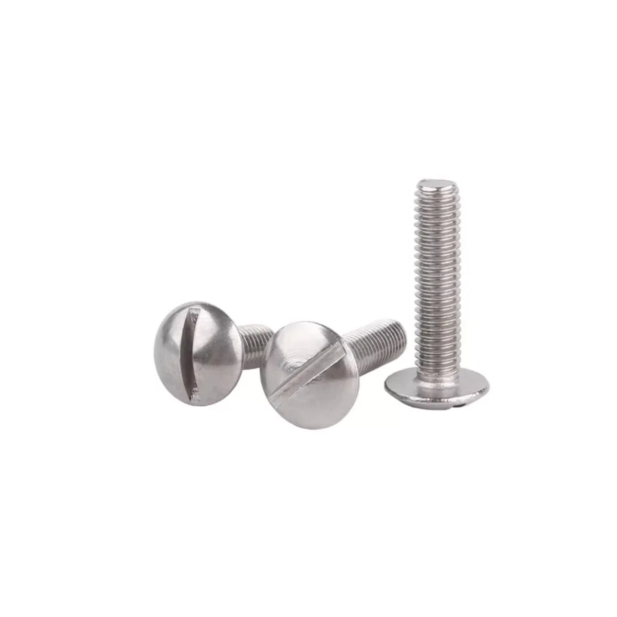 304 Edelstahl geschlitzte Rundkopf-Flach kopfs ch raube M2-M8