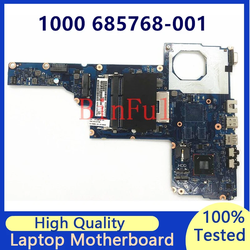 

685768-001 685768-501 685768-601 Mainboard For HP 450 250 1000 2000 CQ45 Laptop Motherborad HM70 6050A2493101-MB-A02 100%Tested