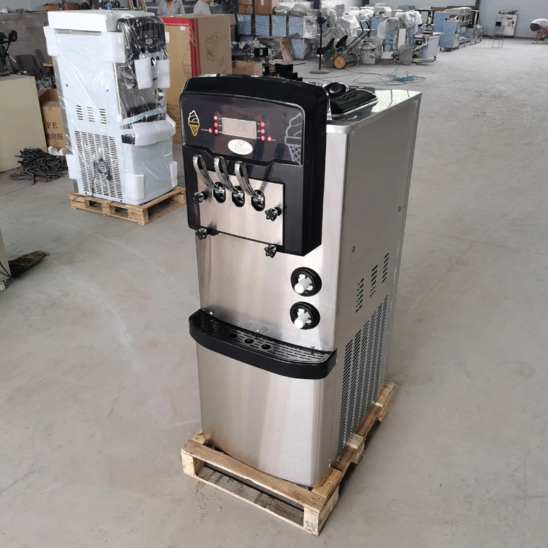 Commercial Cone Softee Softy Ice Cream Frozen Yogurt Soft Serve Making Soft Ice Cream Machine