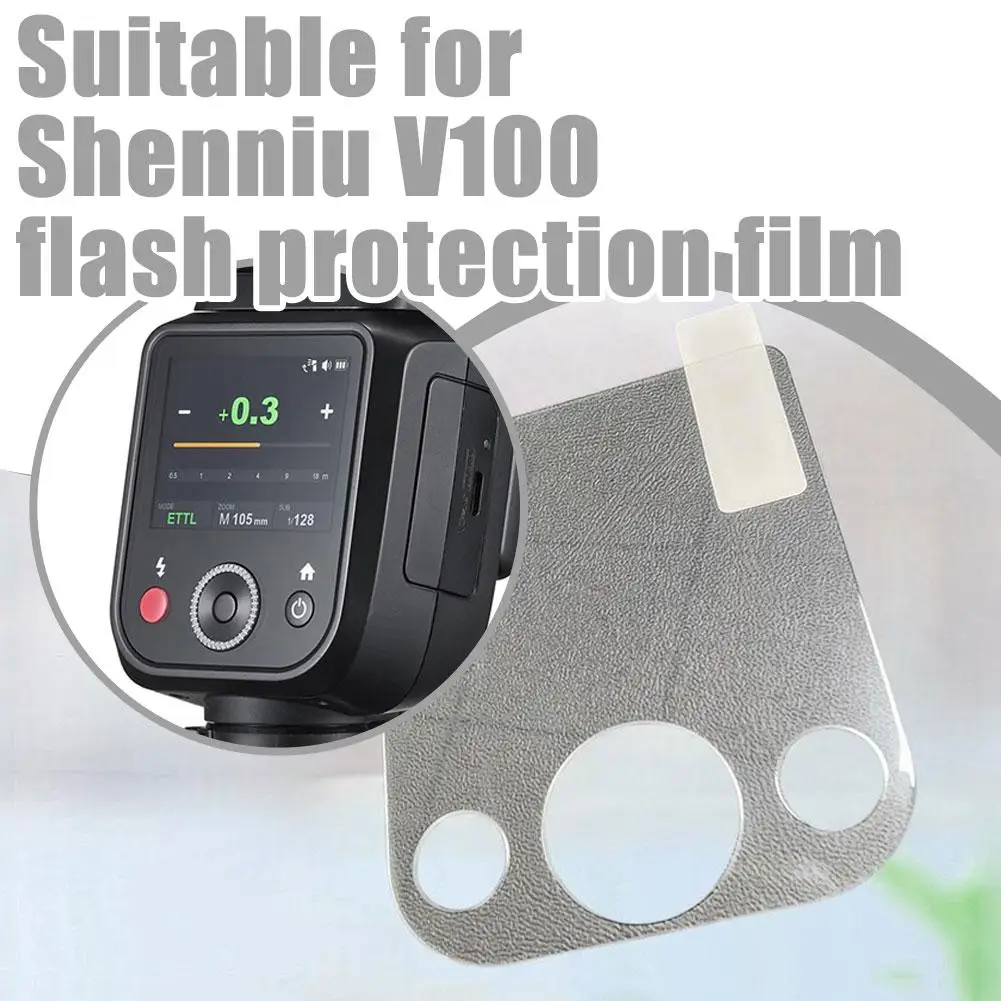 Screen Protector For GODOX V100 Flash Touchscreen Control Flash Accessories Protective Film For Godox V100 Speedlite Temper W2E0