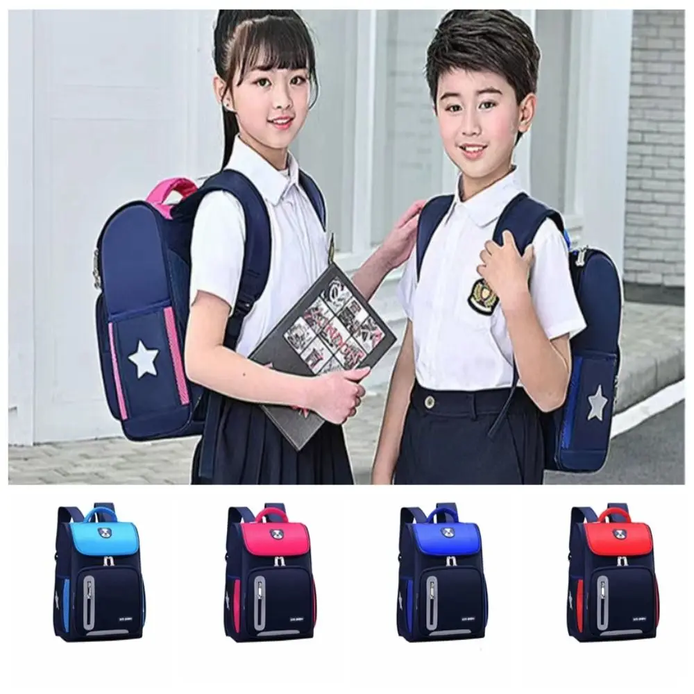 Mochila para estudiantes de gran capacidad, impermeable, resistente al desgaste, mochila de dibujos animados, bolsa de almacenamiento transpirable resistente a terremotos para niñas