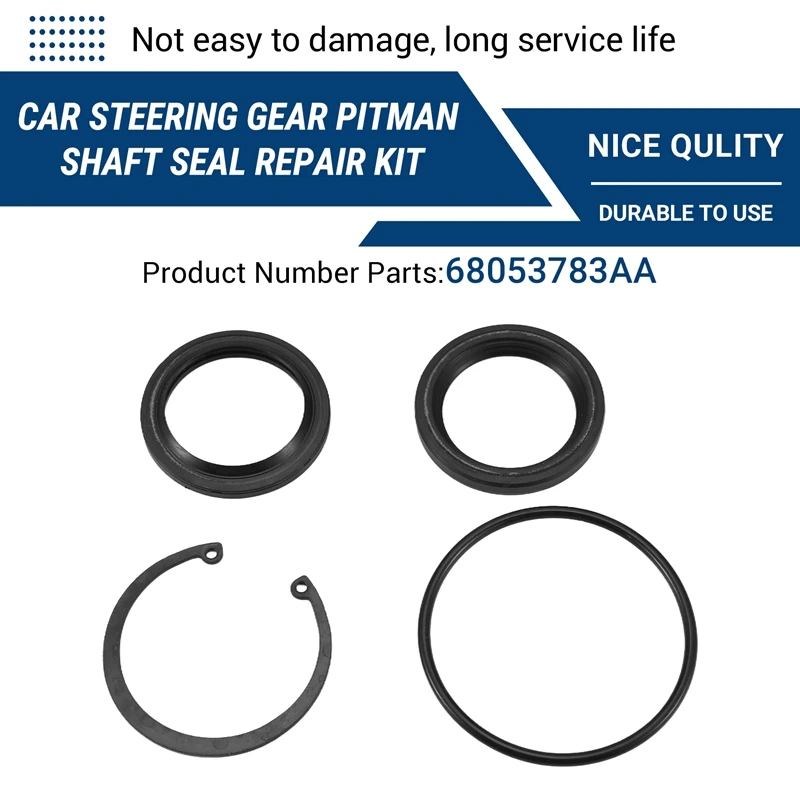 Car Steering Gear Pitman Shaft Seal Repair Kit 68053783AA For Dodge Ram 2500 3500 2009-2017 Car Accessories