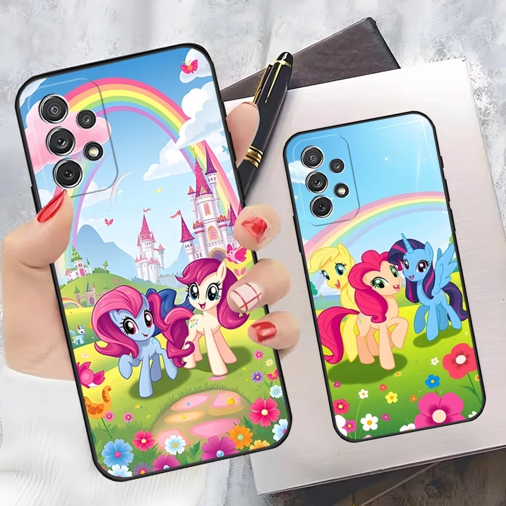 Animation My Little P-Pony Phone Case For Samsung Galaxy A33 A31 A50 A32 A73 A40 A20 A23 A34 A14 A54 Back Cover