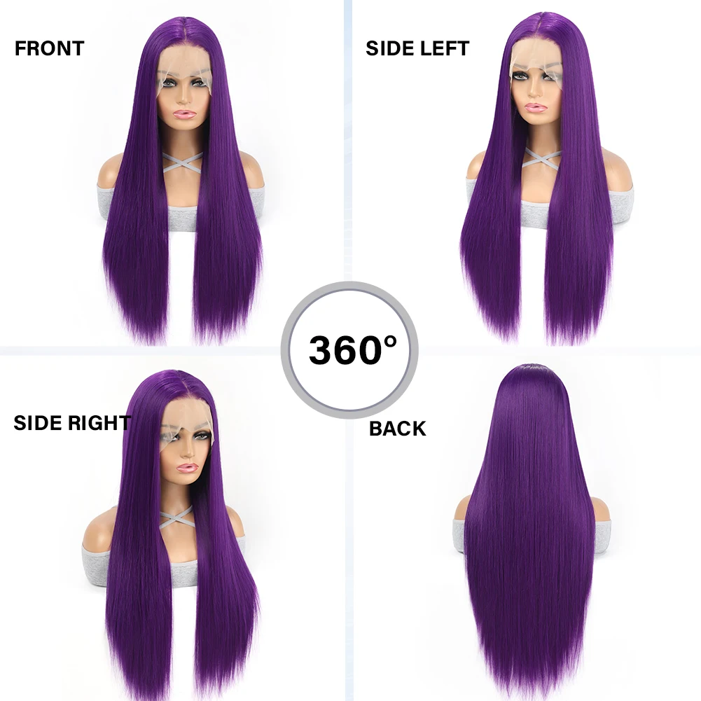 13X4 HD الدانتيل الجبهة شعر مستعار مستقيم غير مرئية شفافة شعر مستعار أمامي طويل مستقيم شعري السويسري الدانتيل بيروكات صناعية (