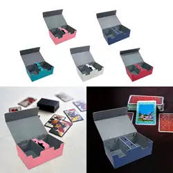 Card Deck Box Magnetics Closure Sturdy Standard Gathering Card Toy Collectible Organizer Strong Durable Sports Cards Case