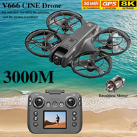 2025 V666 Drone 8K HD 5G GPS Professional HD Aerial Photography Remote Control Aircraft Dual Camera Quadcopter Kids Toy UAV Gift