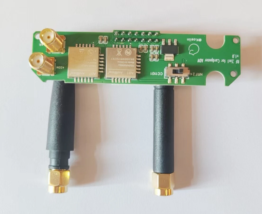 2 in 1 CC1101 and NRF24 are suitable for M5Stack ADV computer dual RF communication module