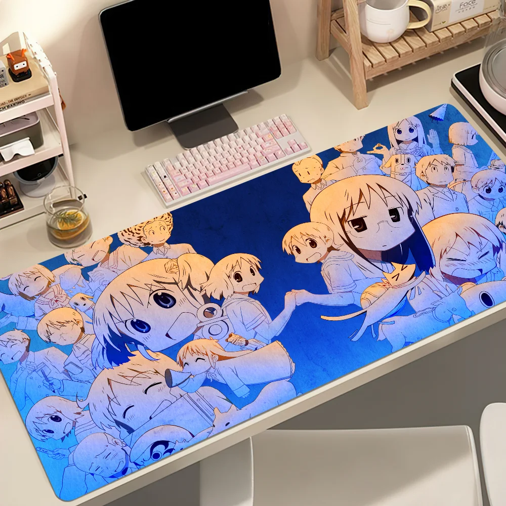 Nichijou Manga Mouse Pad Non-slip Thickened MousePad Student Gaming Cushion Large Writing Lockedge Office