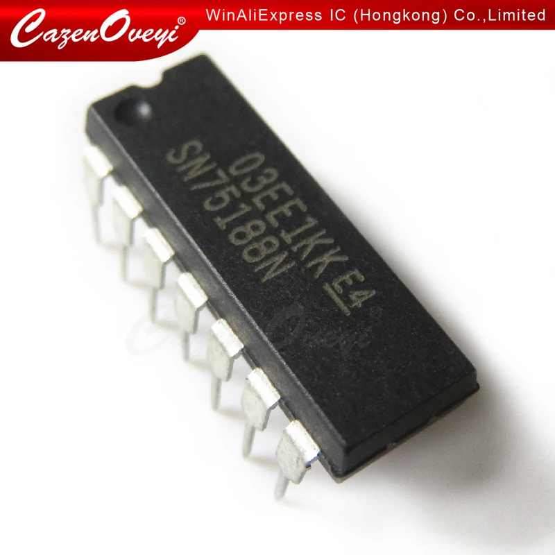 5pcs/lot SN75188N SN75188AN SN75188 MC1488N MC1488P MC1488 SN75189AN SN75189 DIP-14 new ic In Stock