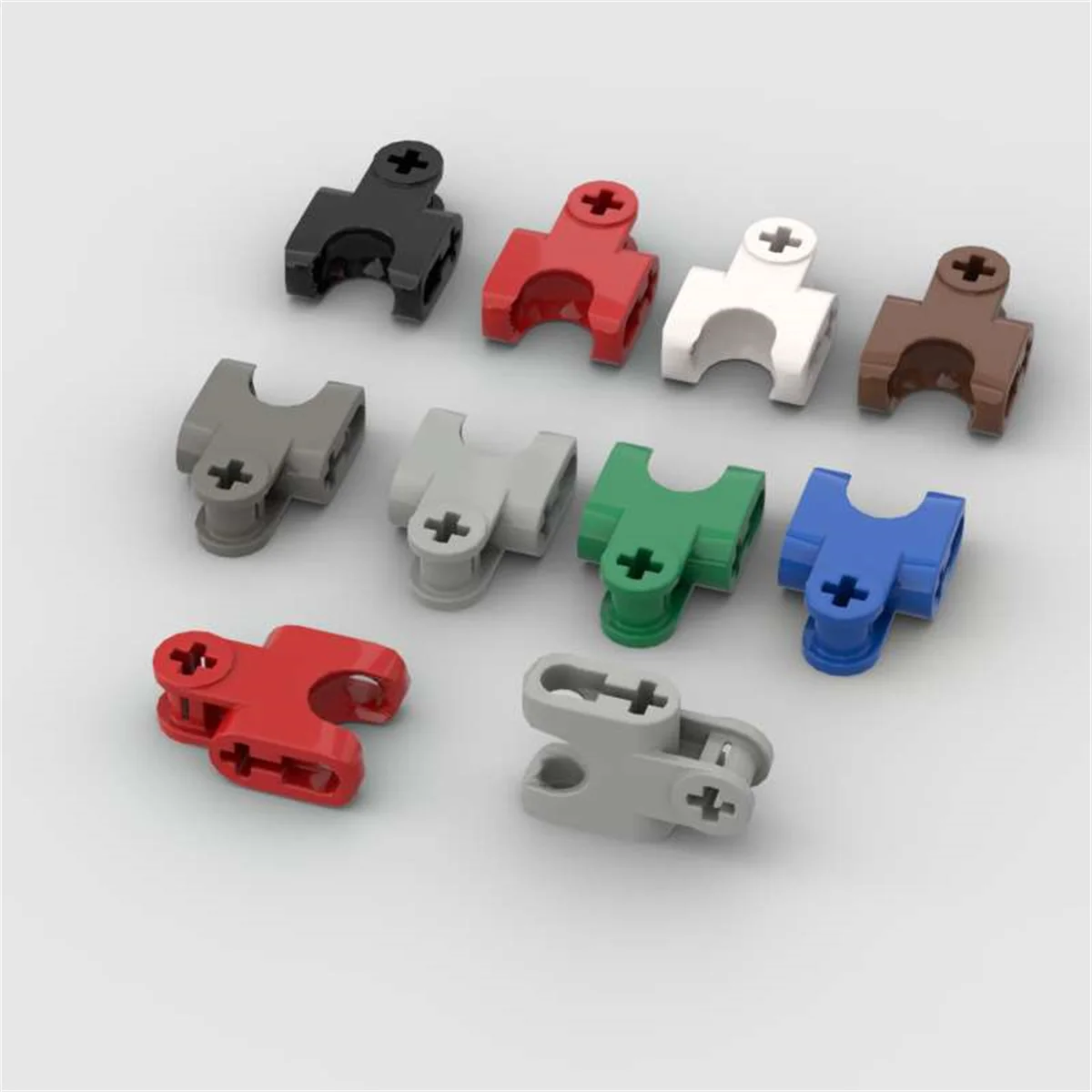 10PCS Puzzle Particle 93571 Axle Connector 2x3 Building Blocks 60176 32174 Ball Joint Socket Brick Toy Gifts