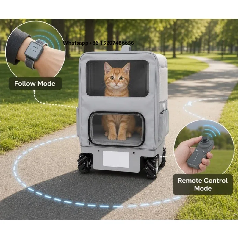 Detachable Jogging 4-Wheel Double 3-In-1 Innovative Twin Stable Multi-Functional Large-Capacity Smart Pet Stroller