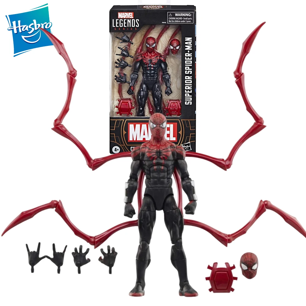 

Original Hasbro Marvel Legends Spider-Man Superior CELEBRATING 85 YEARS Action Figure Model Toy Collection Hobby Boys Gifts
